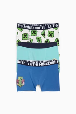 Multipack of 3 - Minecraft - boxer shorts