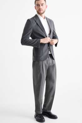 Chino - Tapered Fit - strukturiert