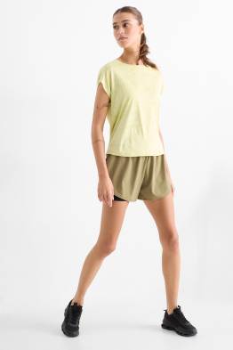 Short de sport - 4 Way Stretch - look 2-en-1