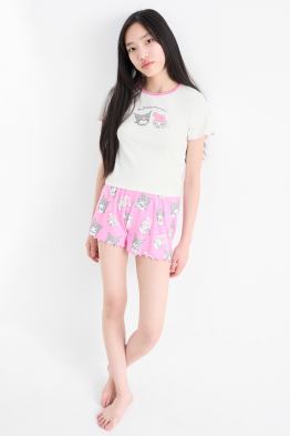 Hello Kitty and Friends - pigiama corto - 2 pezzi - a coste