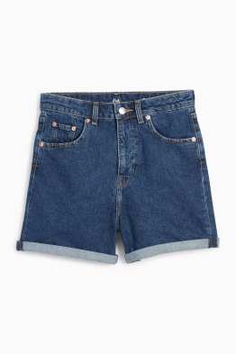 Shorts di jeans - vita alta - LYCRA®