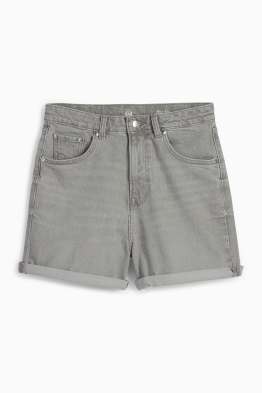 Shorts di jeans - vita alta - LYCRA®