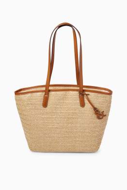 Großer Stroh-Shopper