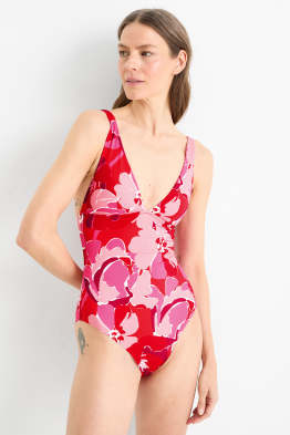 Costume da bagno modellante - imbotto - LYCRA ® XTRA LIFE™ - a fiori