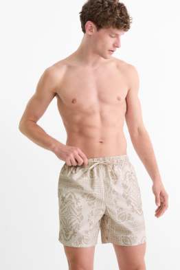 Badeshorts - gemustert