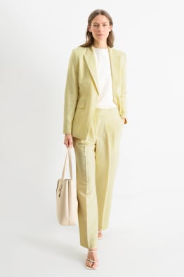 Pantalon de bureau - high waist - wide leg