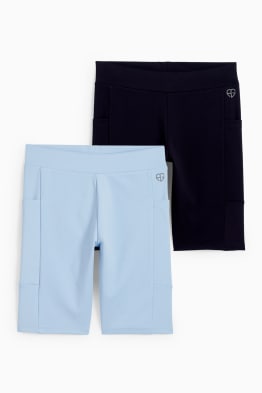 Confezione da 2 - bermuda stile ciclista