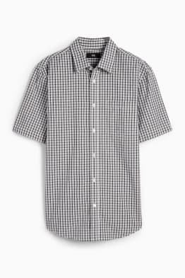 Chemise - regular fit - col kent - à carreaux