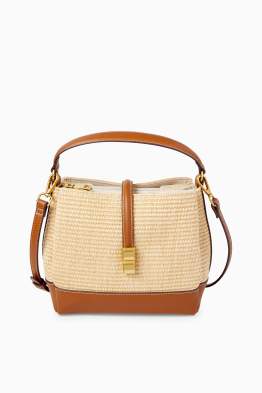 Sac de paille à bandoulière amovible