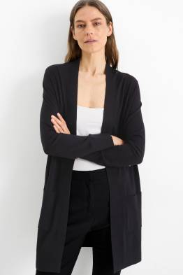 Lange Strickjacke