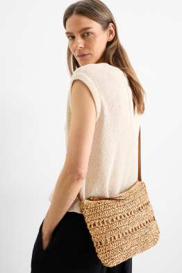 Sac à bandoulière en paille