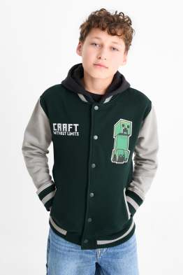 Minecraft - veste campus à capuche
