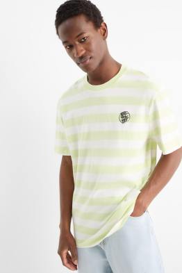T-shirt - relaxed fit - a righe
