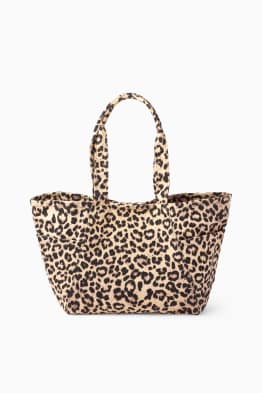 Bossa shopper gran - estampat de lleopard
