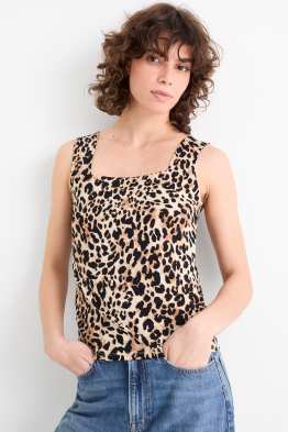 Basic-Top - Leo-Print