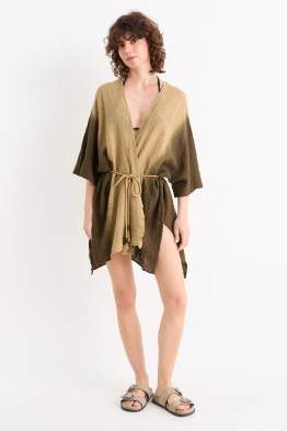 Kimono - à motif - texturé