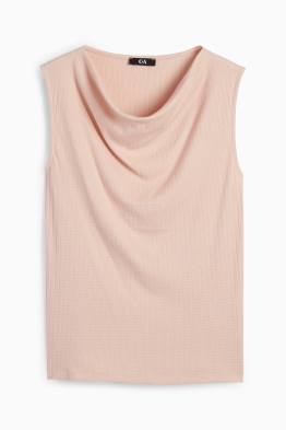 Basic top - ribstof