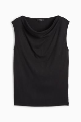 Basic top - ribstof