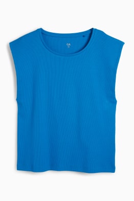 Basic top - ribstof
