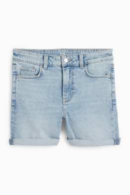 Pantaloni scurți de blugi - talie medie - LYCRA®