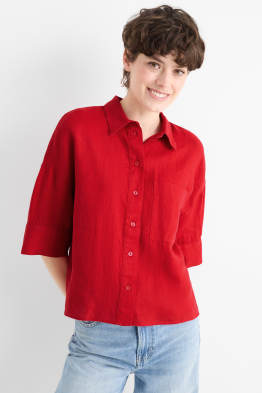 Blusa de lino