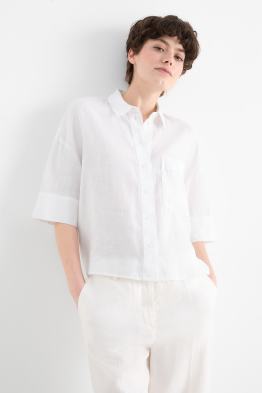Blusa de lino