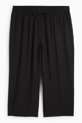 Cloth trousers - high waist - wide leg