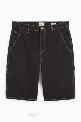 Denim Bermuda shorts
