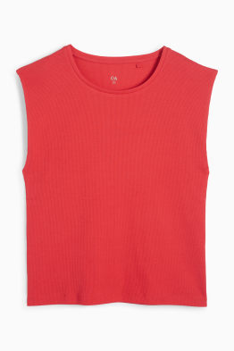 Basic top - ribstof