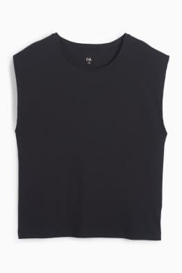 Basic top - ribstof