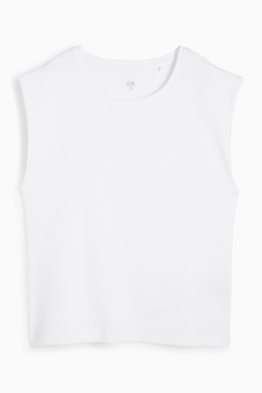 Basic-Top - gerippt