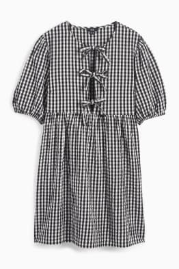 A-Linien Kleid - kariert