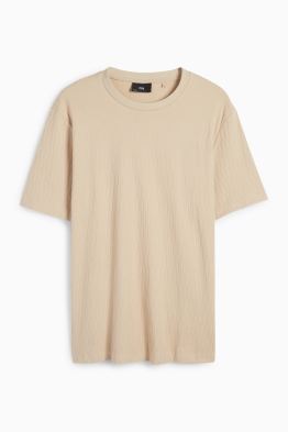 T-shirt - regular fit - textured