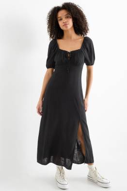 Vestit estil imperi - mescla de lli