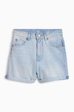 Shorts di jeans - vita alta - LYCRA®