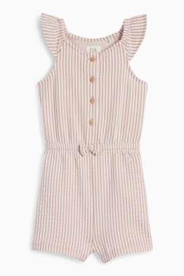 Baby-Jumpsuit - gestreift
