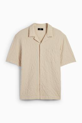 Chemise - relaxed fit - col à revers - à carreaux