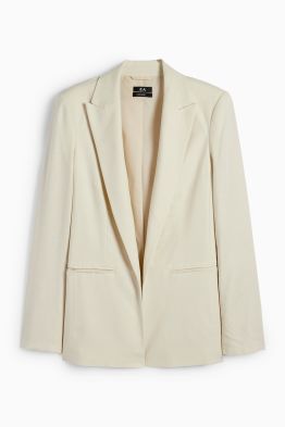 Lange blazer - relaxed fit - linnenmix