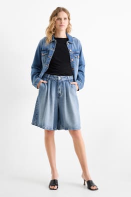 Jeans-Bermudas - Mid Waist