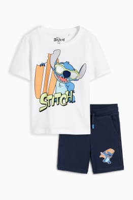 Lilo & Stitch - set - short sleeve T-shirt and sweat shorts