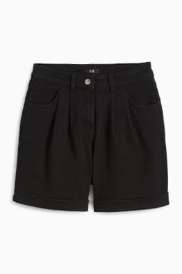 Jeans-Shorts - High Waist