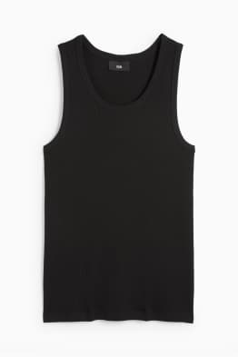 Tanktop - dubbele ribstof