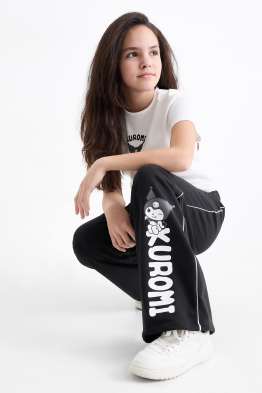 Kuromi - set - maglia a maniche corte e pantaloni sportivi - 2 pezzi