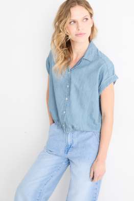 Jeansbluse