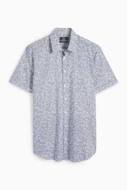 Shirt - regular fit - kent collar - patterned