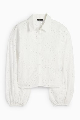 Bluză - broderie englezească
