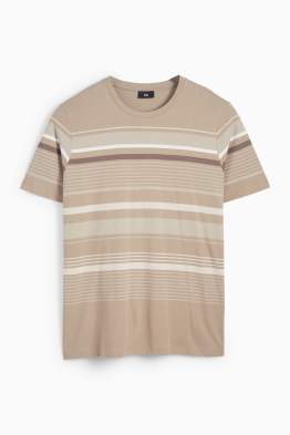 T-shirt - regular fit - gestreept