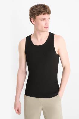Tanktop - dubbele ribstof
