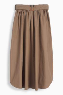 Skirt with belt