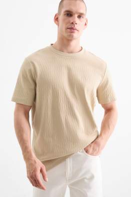 T-shirt - regular fit - textured